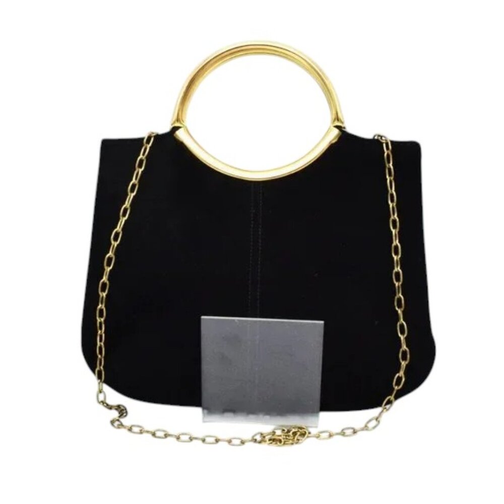 Vintage Ideal Leather & Suede Handbag Crossbody Clutch